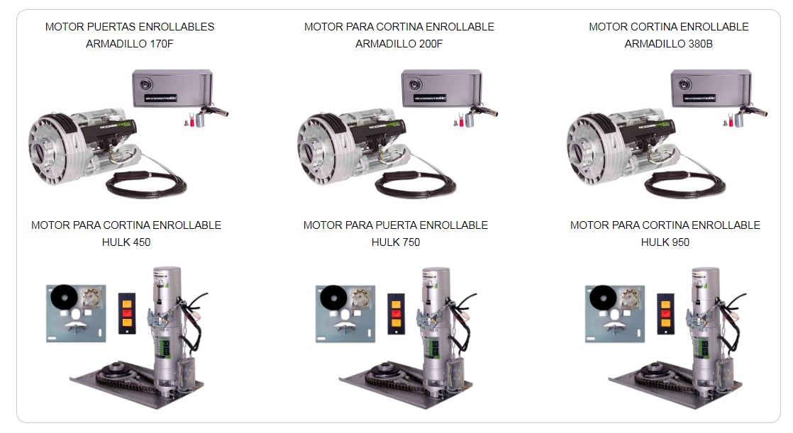 Motores Cortinas Enrollables