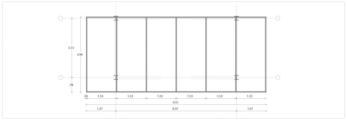 Plano Marquesinas en Metal